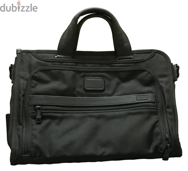 Tumi Alpha2 Nylon Black Laptop Bag 0