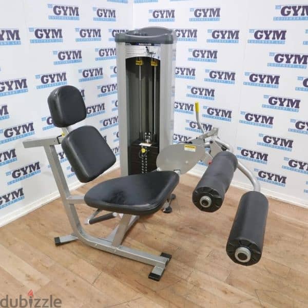 Nautilus leg press machine steel combo 2