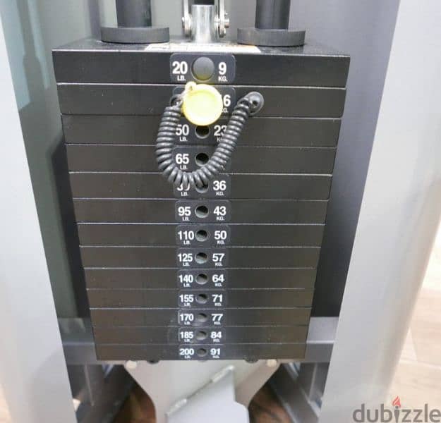 Nautilus leg press machine steel combo 7