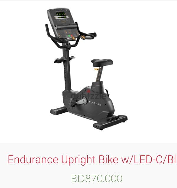 Upright bike Matrix brand 0