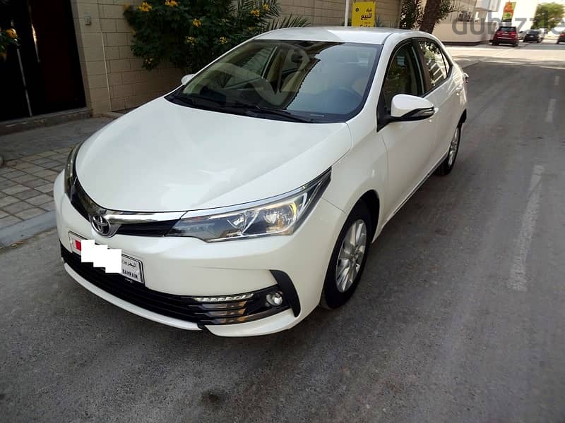 Toyota Corolla 2.0 L XLI 2019 White Well Maintained Urgent Sale 0