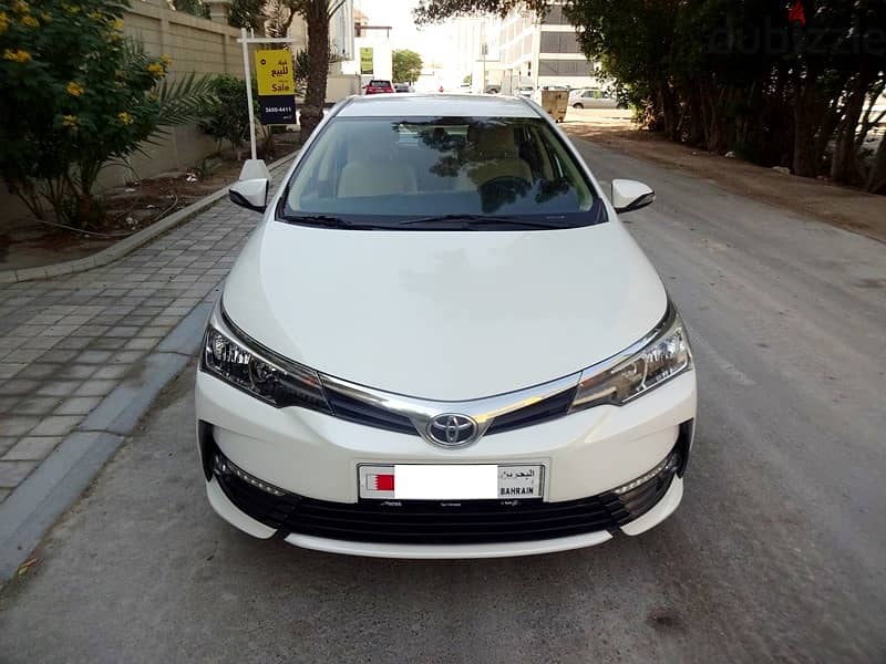 Toyota Corolla 2.0 L XLI 2019 White Well Maintained Urgent Sale 1