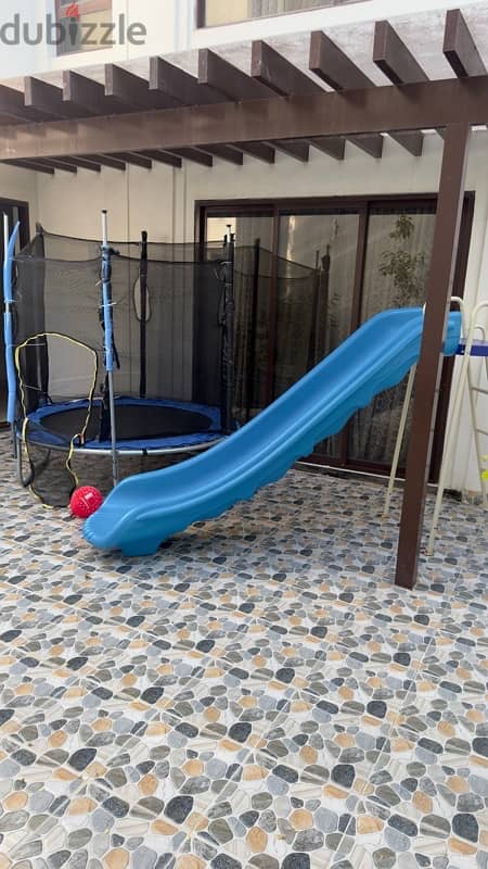 Big size Trampoline and slide for sale 5