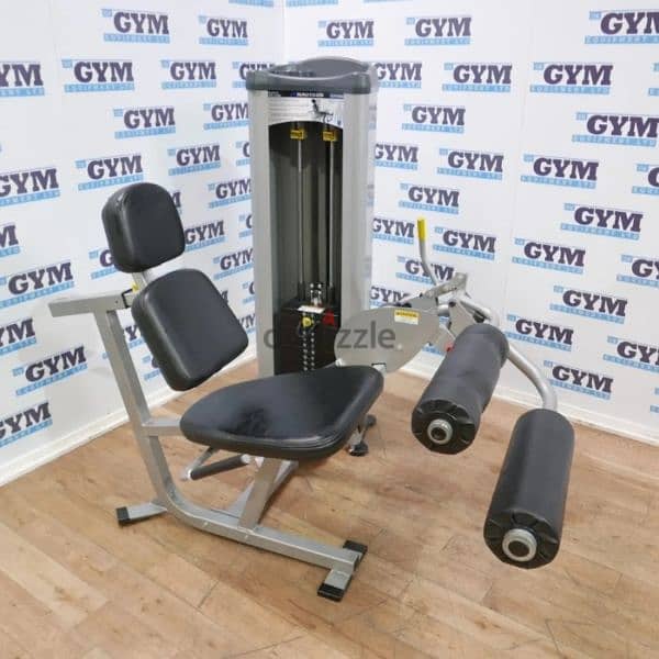 Nautilus leg curl machine steel combo 1