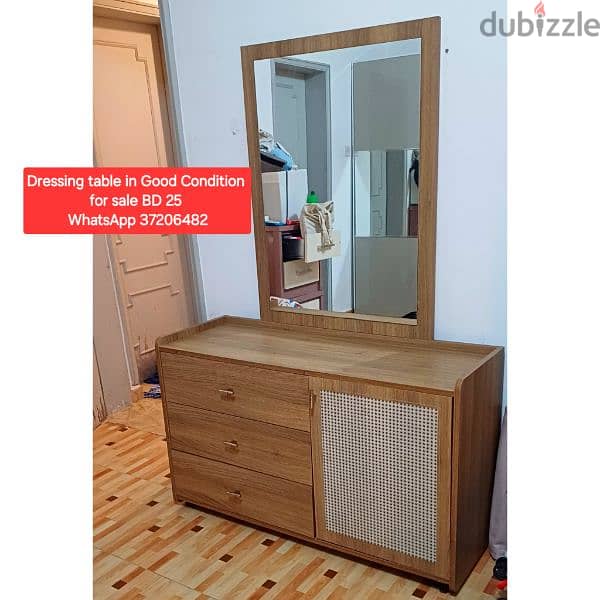 3 door wardrobe and other items for sale with Delivery 4