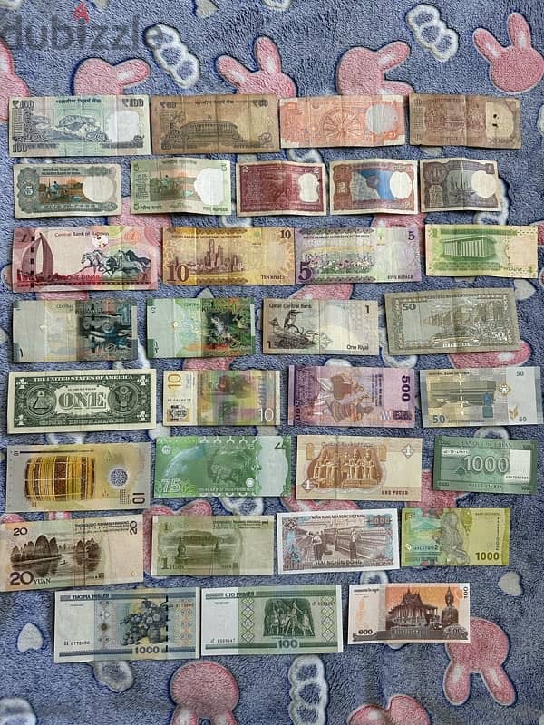 different countries banknote currency notes 3