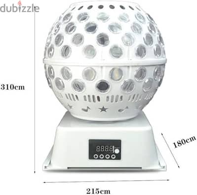 Christmas Rotating Multicolour Round LED DJ / Disco Ball Party Light