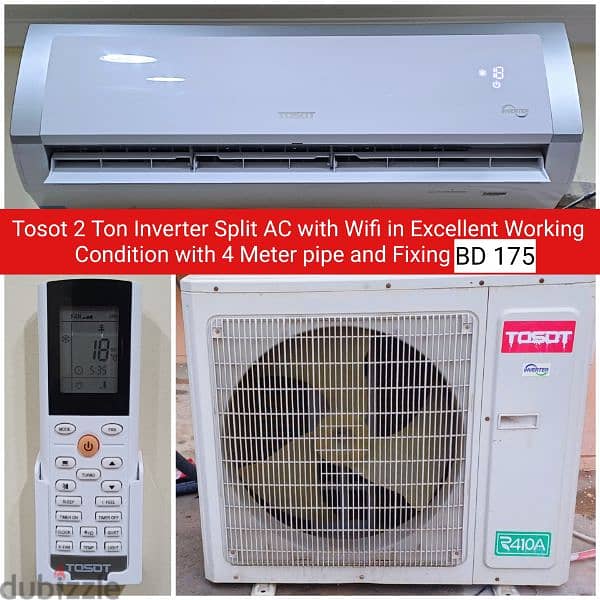 Pearl 2 ton window ac and other items for sale with Delivery 3