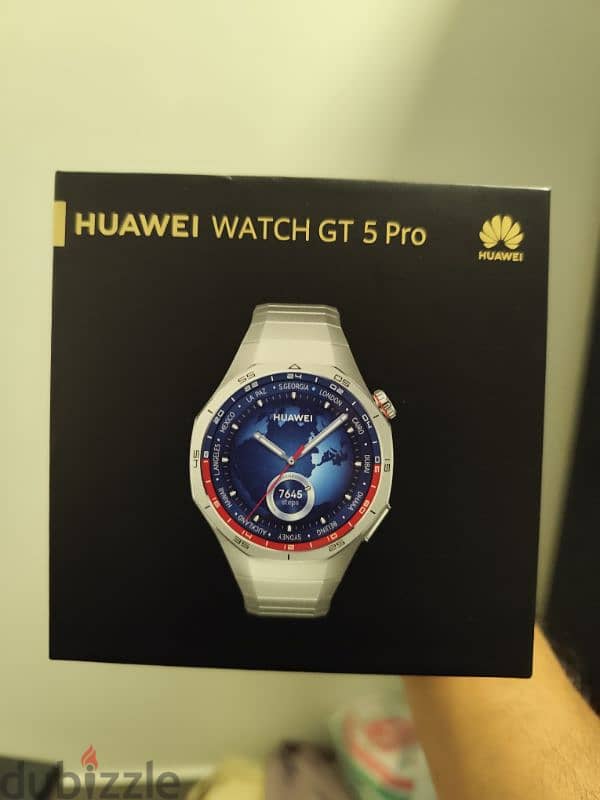 Huawei watch Gt 5 pro titanium 0