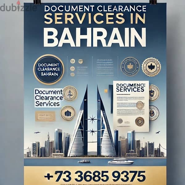 Bahrain Visit Visa and Documents clearance services +973 3685 9375 0