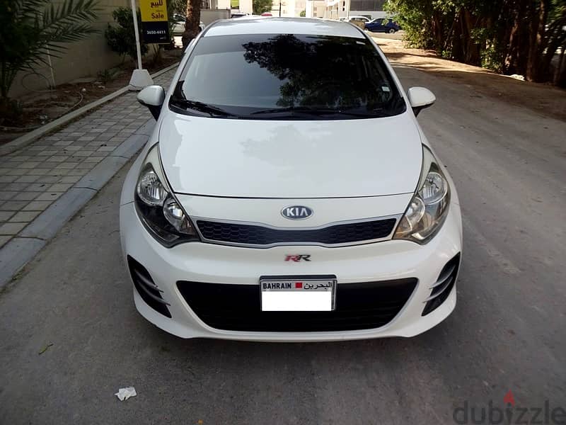 Kia Rio HB 1.4 L 2016 White Well Maintained  For Sale 1