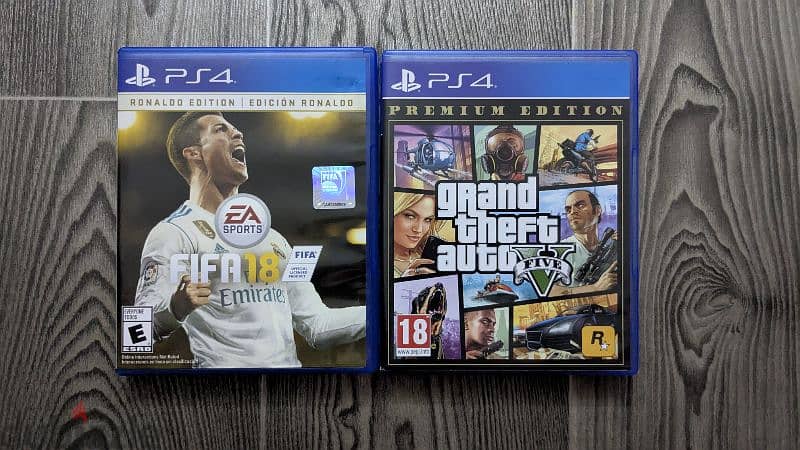 GTA 5 Premium Edition & FiFa 18 Ronaldo Edition 0