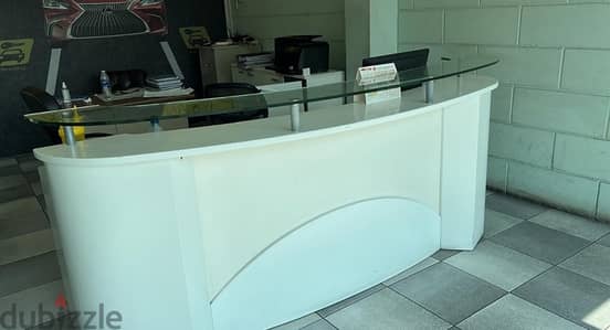 clearance office reception counter for sale