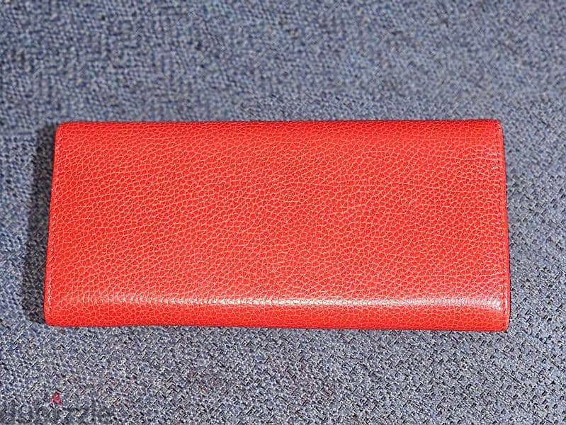 Carolina Herrera Long Wallet with Pouch (Red) 1