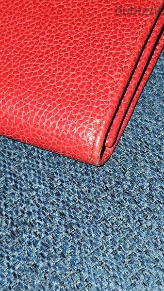 Carolina Herrera Long Wallet with Pouch (Red) 6