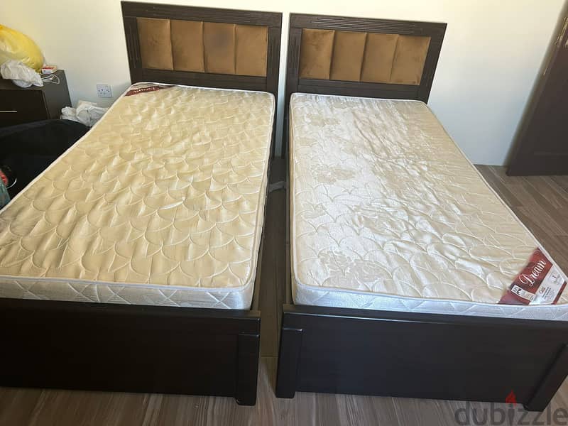 Furniture for sale (Beds - Single and King Size, Cupboards, Racks) 2