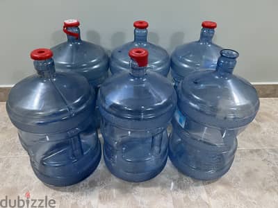 6 Nos Water gallons for sales.