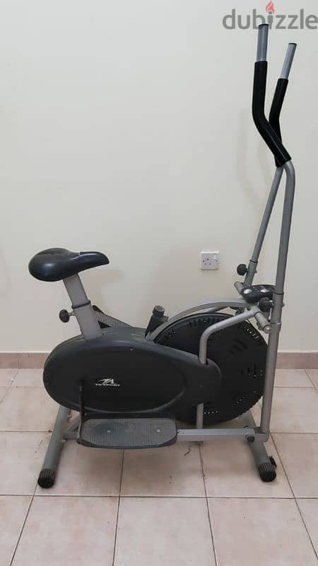 Elliptical Bike 2 IN 1 Cross Trainer Exercise Fitness Machine 0