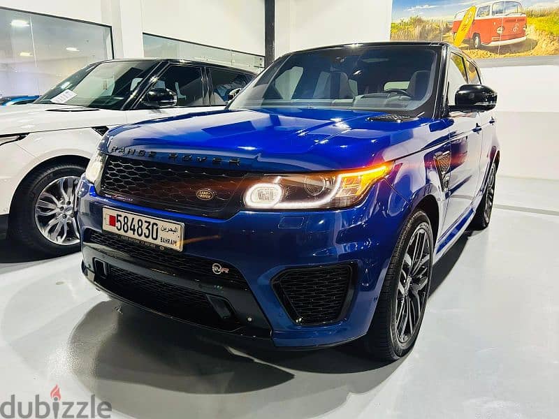 Range Rover Sport SVR 2015  5.0L SC 550 Hp Agent history 1