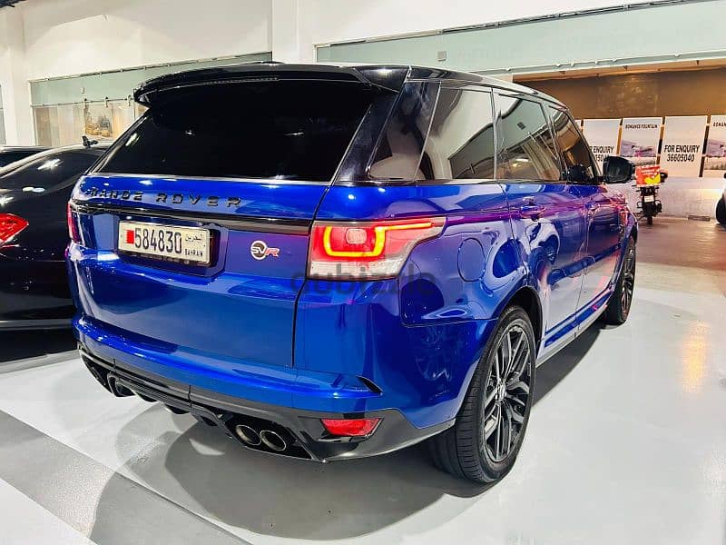 Range Rover Sport SVR 2015  5.0L SC 550 Hp Agent history 3