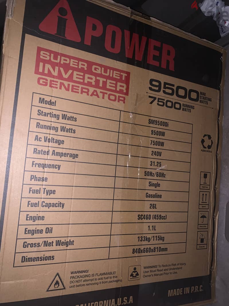 i POWER SUPER QUIET INVERTER GENERATOR 3