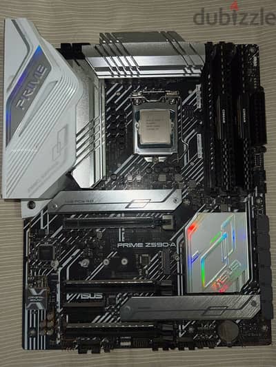 i9-11900k with asus prime z590-a MB and 32gb ddr4 ram