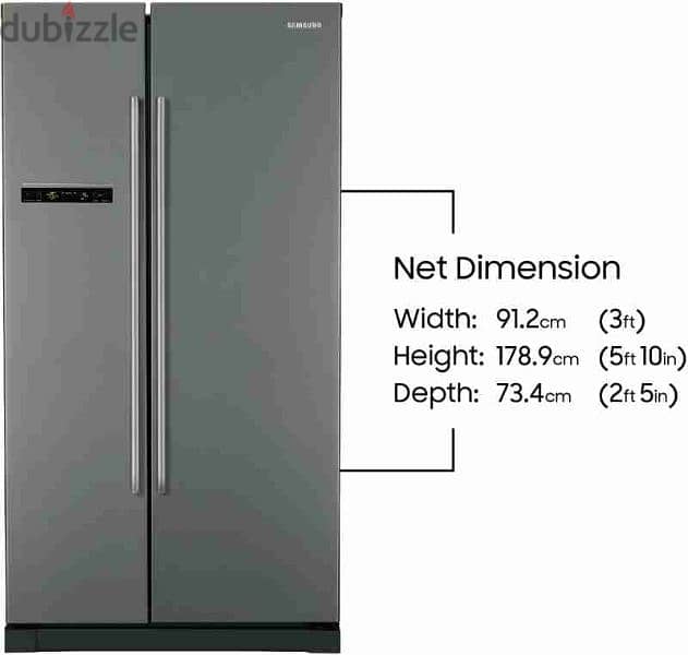 Type: Side By Side Refrigerator Gross Capacity: 540 Litres 0