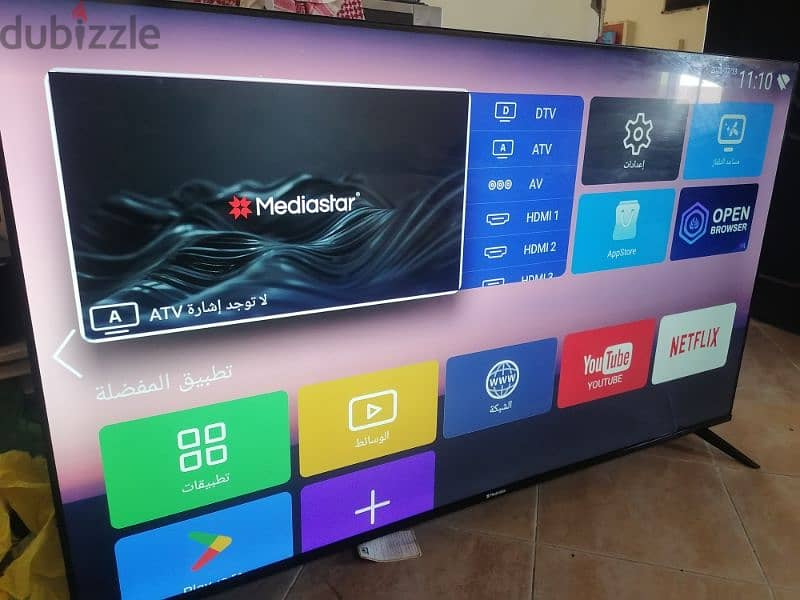 4k smart TV 65 inch mediastar brand 4