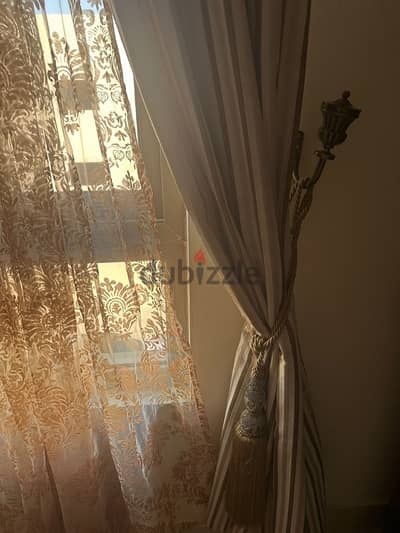 Mattress and Curtain Used