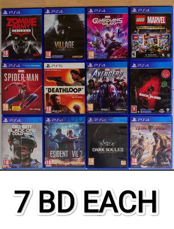 PS4 and PS2 Original Games Excellent Condition 1