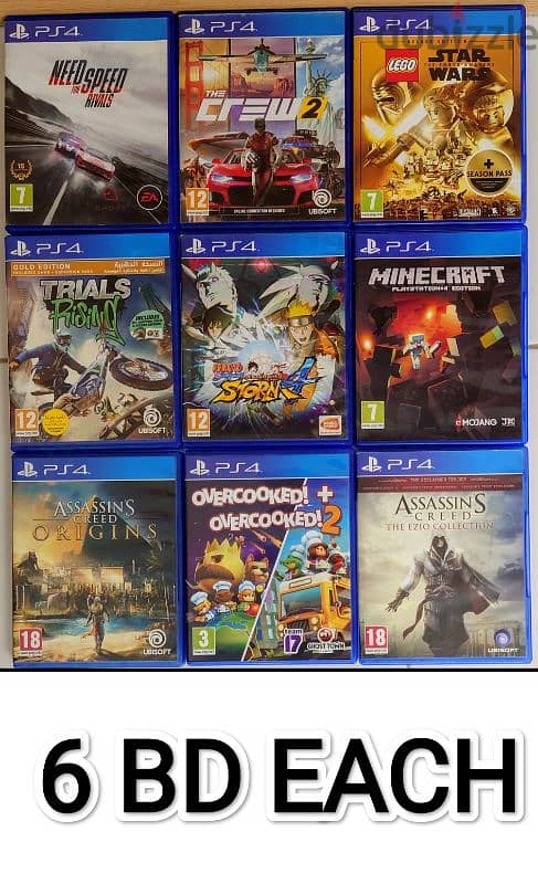 PS4 and PS2 Original Games Excellent Condition 3