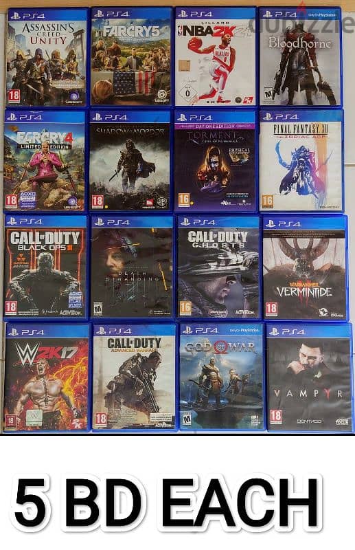 PS4 and PS2 Original Games Excellent Condition 4