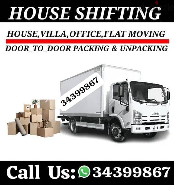 HOUSE MOVERS AND PACKERS VILLA SHOP OFFICE STORE MOVING DOOR TO DOOR 0