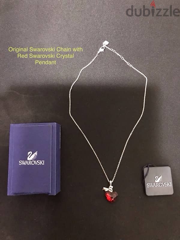 Original Red Swarovski Crystal Necklace (NEGOTIABLE PRICE) 0