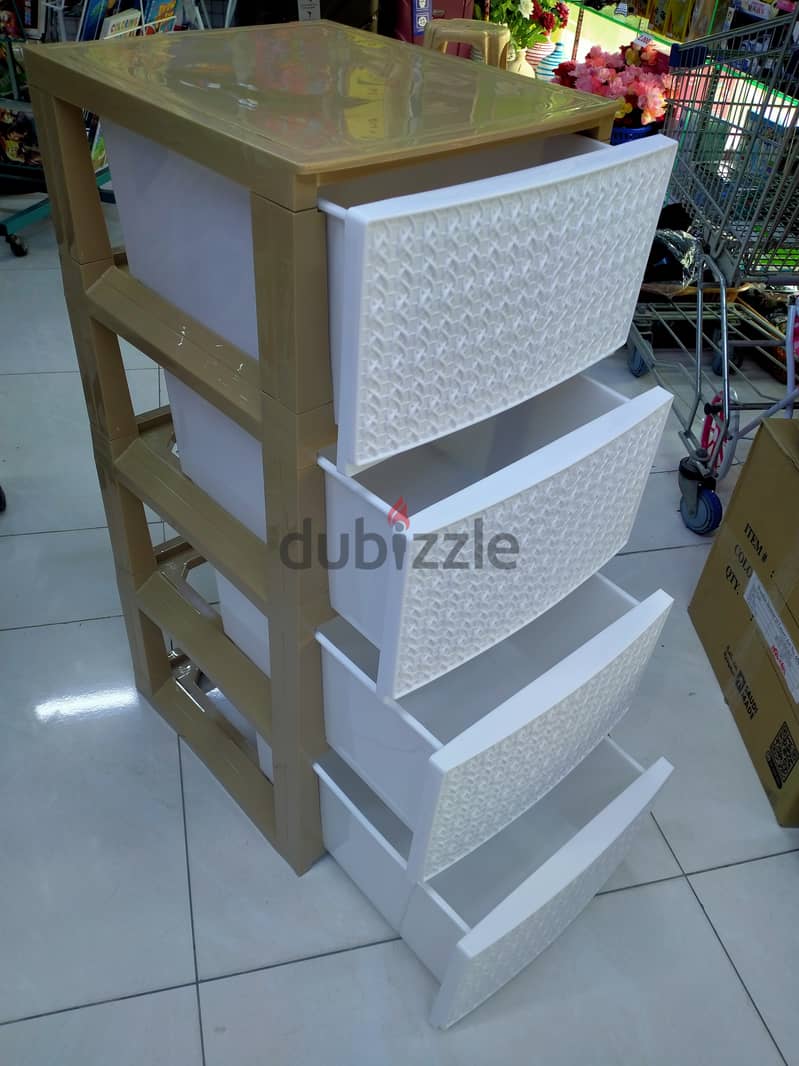 Strong Bamboo Design Drawer 4 Layer 0