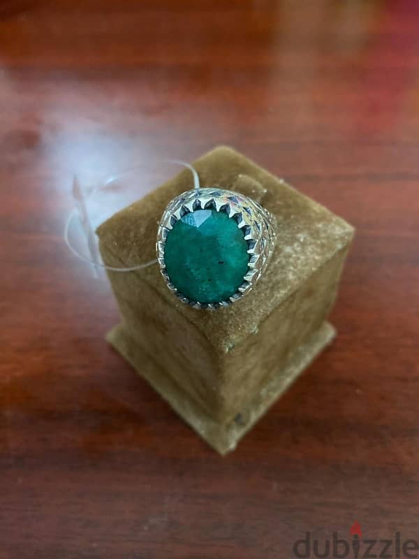 Emerald ring زمرد 1