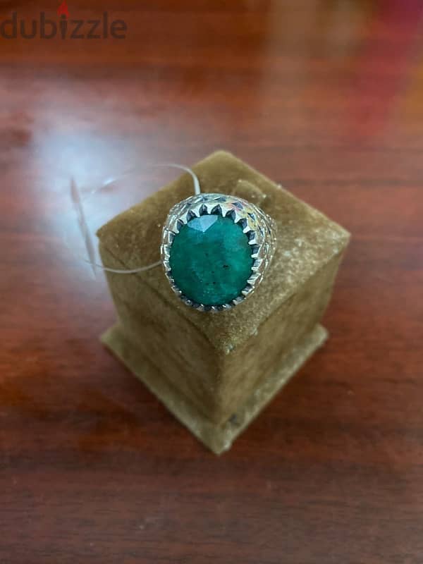 Emerald ring زمرد 3