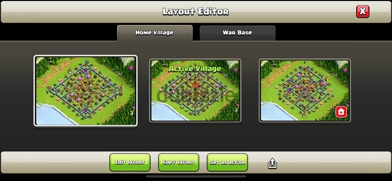 clash of clans account , last town hall 0