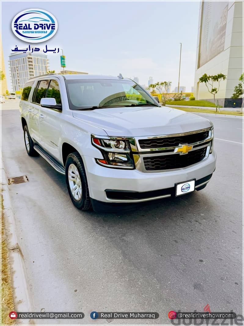 CHEVROLET SUBURBAN -2018 Engine-5.3L V8 SILVER 220100KM. . . . FOR SALE 2