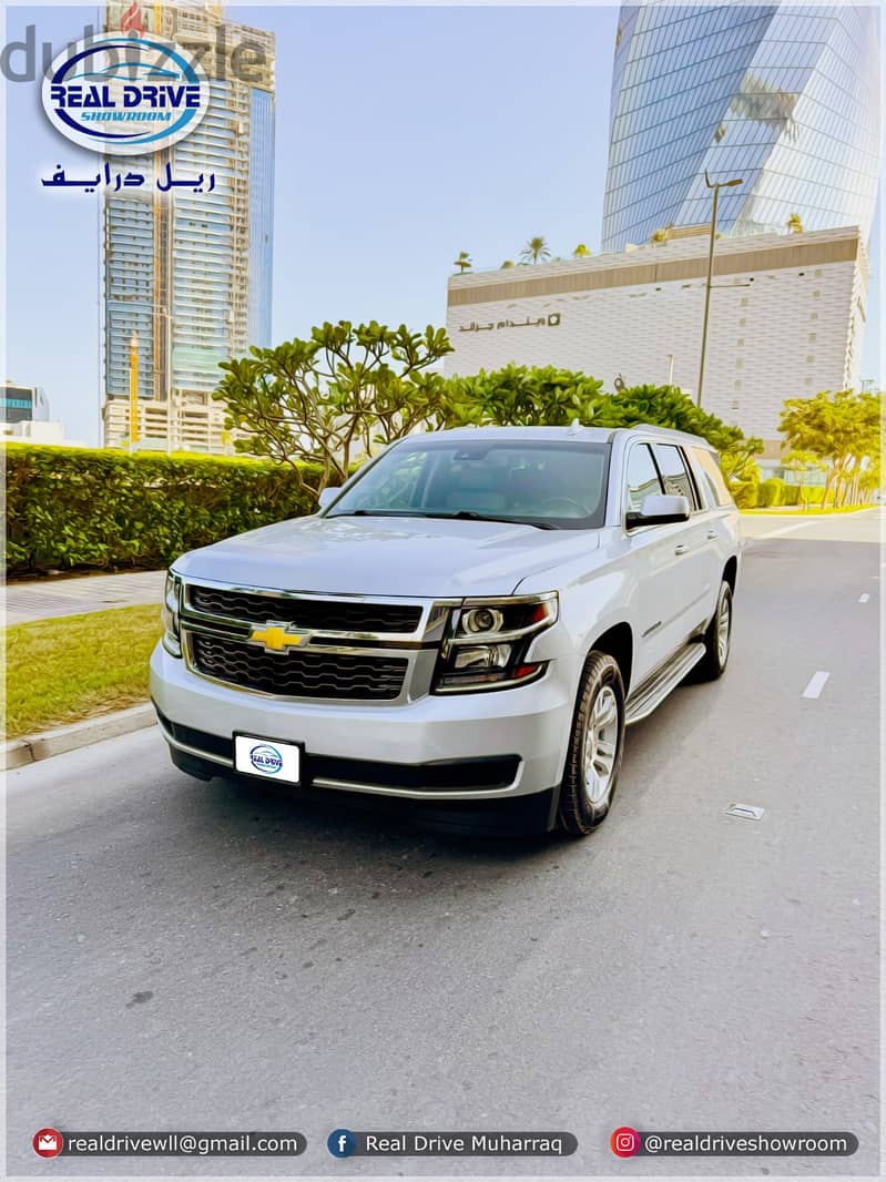 CHEVROLET SUBURBAN -2018 Engine-5.3L V8 SILVER 220100KM. . . . FOR SALE 3