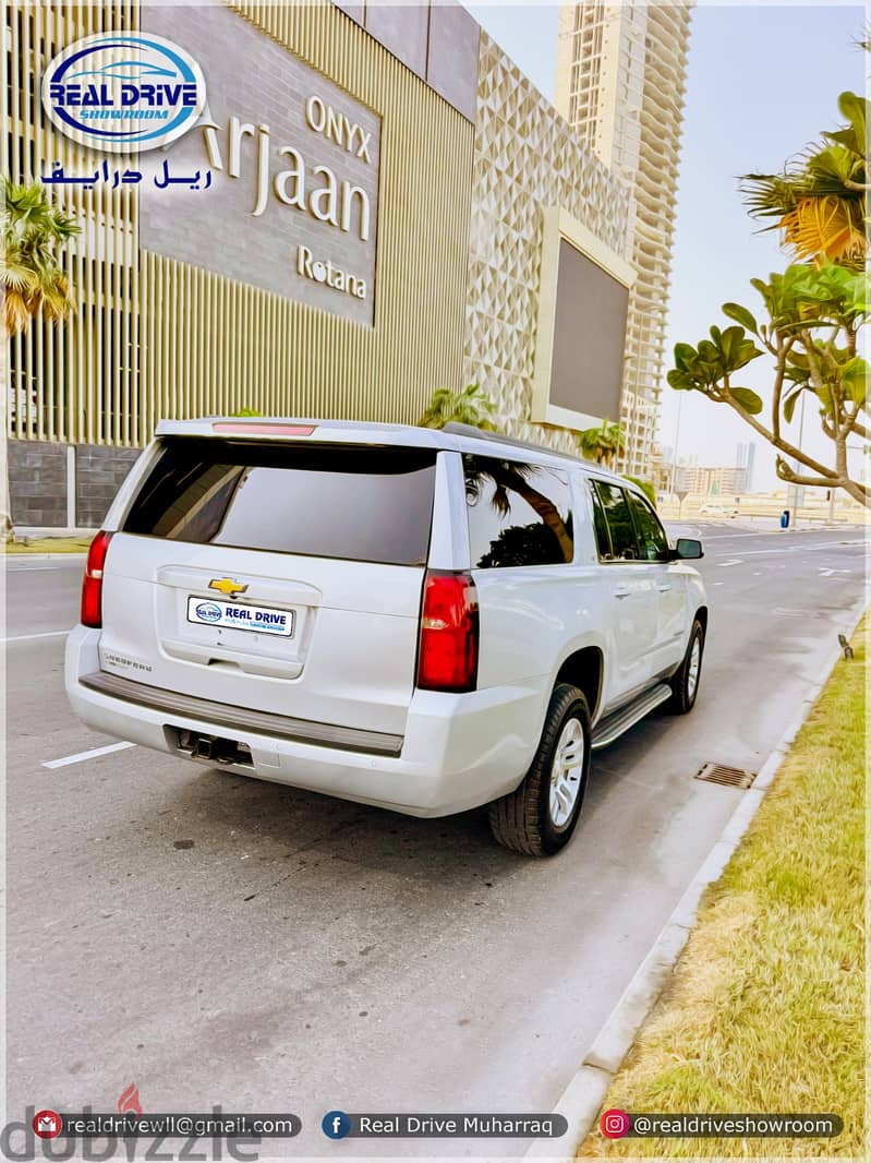 CHEVROLET SUBURBAN -2018 Engine-5.3L V8 SILVER 220100KM. . . . FOR SALE 4