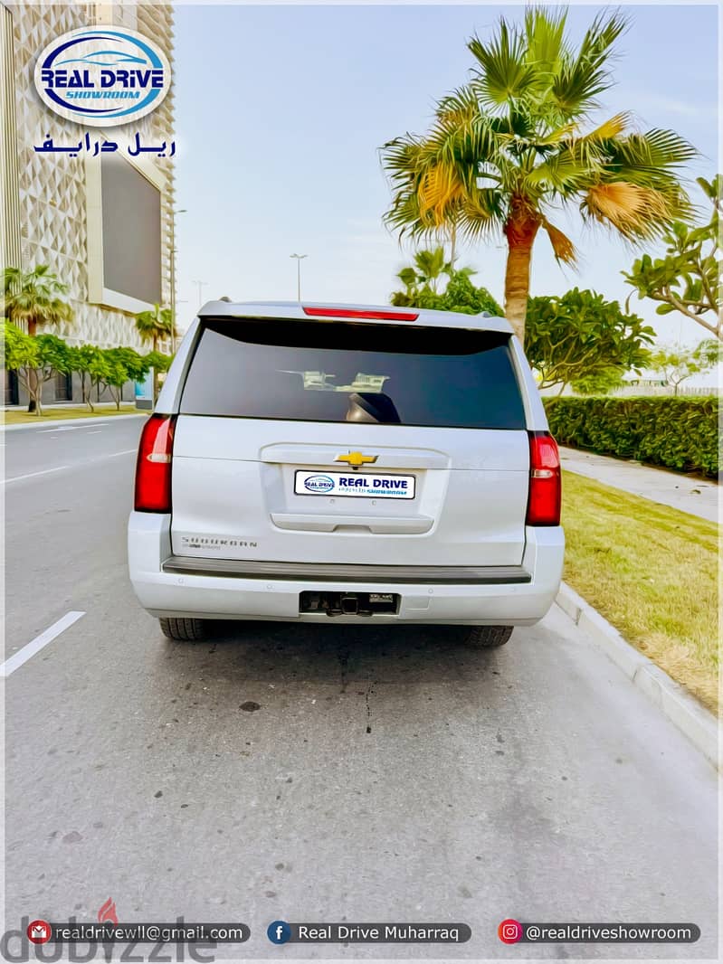 CHEVROLET SUBURBAN -2018 Engine-5.3L V8 SILVER 220100KM. . . . FOR SALE 6