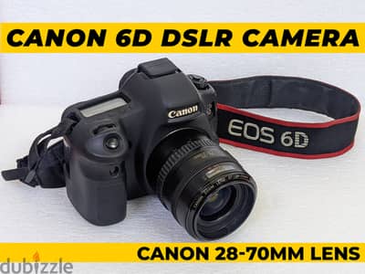 Canon 6D Professional Digital Full Frame Camera 28-70 MM F4.5 Lens