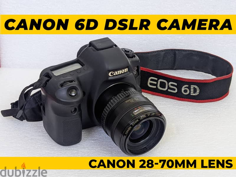 Canon 6D Professional Digital Full Frame Camera 28-70 MM F4.5 Lens 0