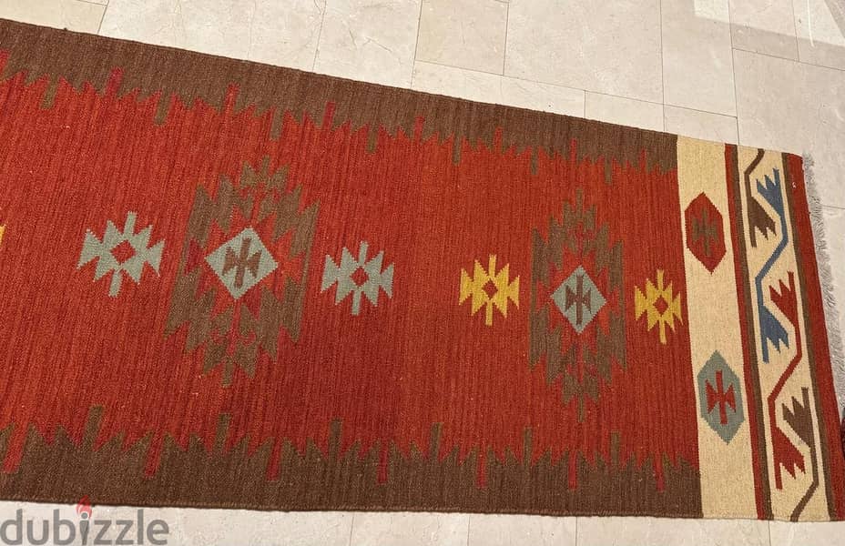 Authentic Handwoven Kilim Rug – 4 Meters Long, Excellent Condition 6