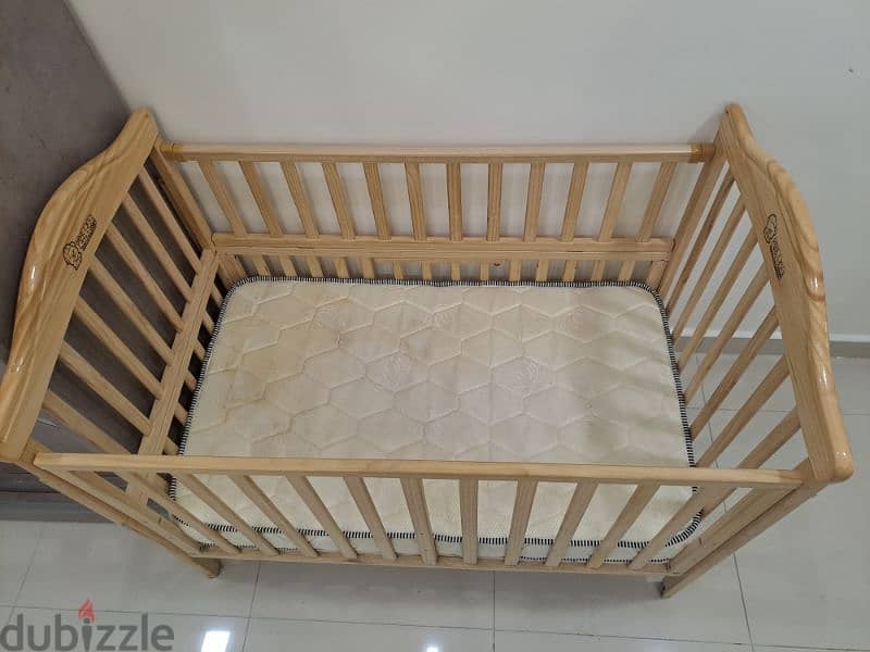 baby crib with mattress 1