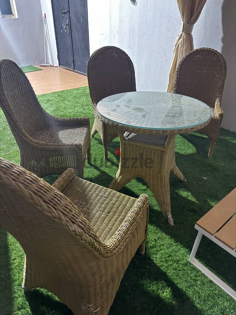 طاوله وكراسي الحديقة  Chair and table outdoor 4