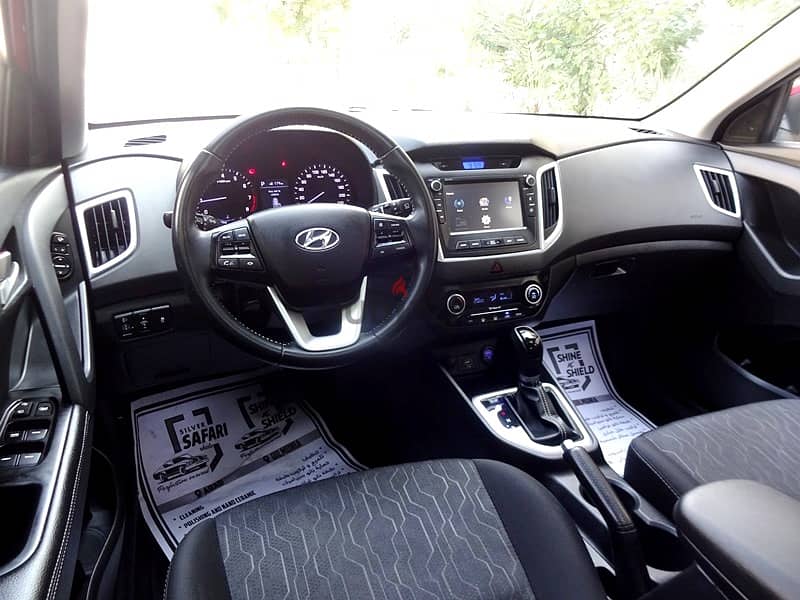 Hyundai Creta 1.6 L 2019 Red Single User Full Option Agent Maintained 9