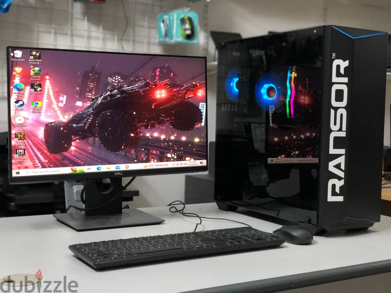 Ransor Gaming PC i7-9th Gen 12GB NVIDIA GPU 16GB Ram+500GB SSD+1TB HDD 0