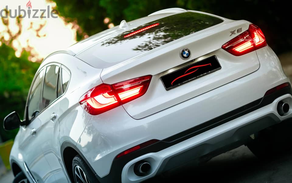 BMW X6 2016 EXCELLENT CONDITION WHITE 7